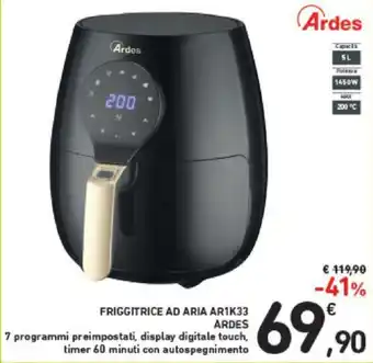Ardes Friggitrice Ad Aria AR1K33