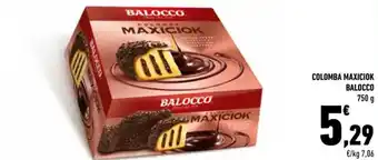 Conad Balocco Colomba Maxiciok 750 g offerta