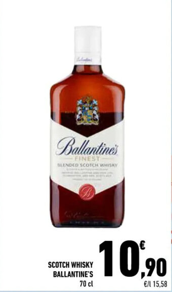 Conad Scotch Whisky Ballantine's 70 cl offerta