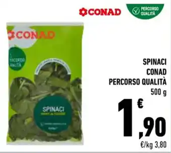 Conad Conad Percorso Qualità Spinaci 500 g offerta