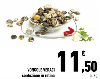 Conad Vongole Veraci offerta