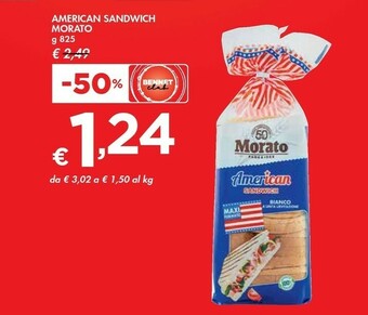 Bennet Morato - American Sandwich Grano Duro offerta