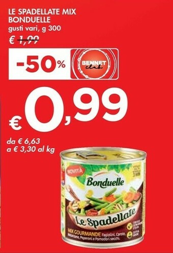 Bennet Bonduelle Le Spadellate Mix offerta
