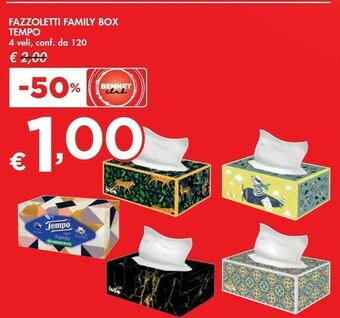 Bennet Tempo Fazzoletti Family Box offerta