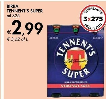 Bennet Tennent's Birra Super offerta