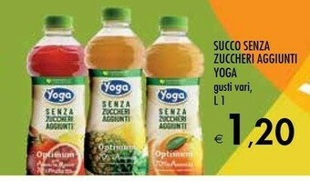 Bennet Yoga Succo Senza Zuccheri Aggiunti offerta
