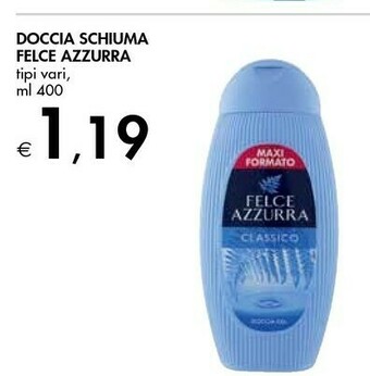 Bennet Felce Azzurra Doccia Schiuma offerta