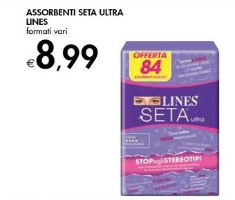 Bennet Lines Assorbenti Seta Ultra offerta