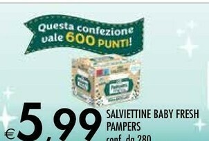 Pampers Salviettine Baby Fresh