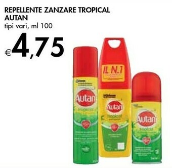 Bennet Autan Repellente Zanzare Tropical offerta