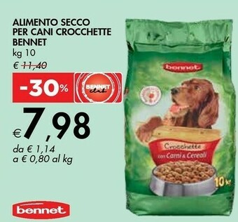 Bennet Bennet Alimento Secco Per Cani Crocchette offerta