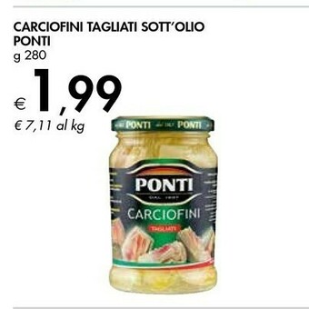 Ponti Carciofini Tagliati Sott'olio