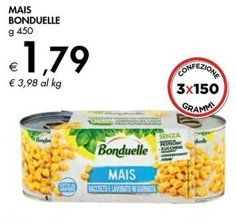 Bennet Bonduelle Mais offerta