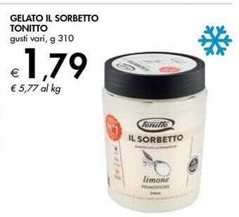 Bennet Tonitto Gelato Il Sorbetto offerta