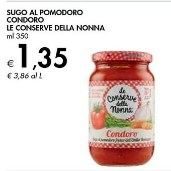Bennet Le Conserve della Nonna Sugo Al Pomodoro Condoro offerta