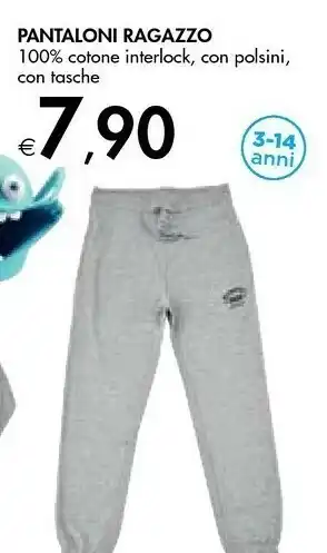 Bennet Pantaloni Ragazzo 100% Cotone offerta