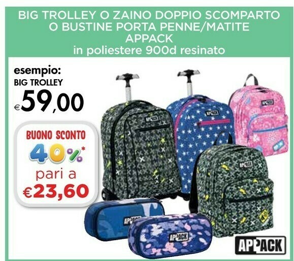Invicta Appack Big Trolley offerta di Bennet