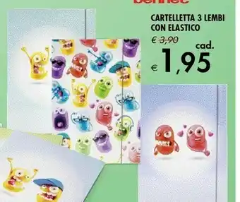 Cartellatta 3 Lembi Con Elastico