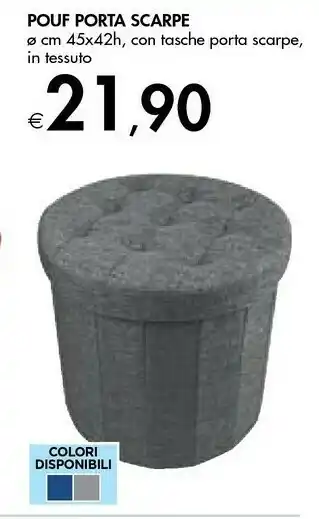 Pouf Porta Scarpe