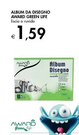 Bennet Award Album Da Disegno Green Life offerta