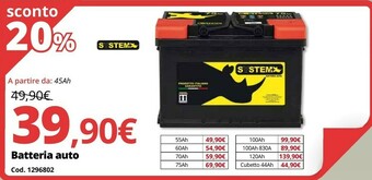 Brico Io Batteria Auto offerta