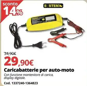 Brico Io Caricabatterie Per Auto-moto offerta