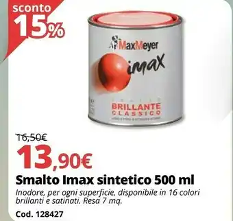 Brico Io Maxmeyer Smalto Imax Sintetico 500 Ml offerta