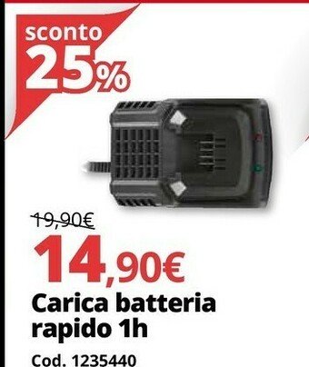 Brico Io Carica Batteria Rapido 1h offerta