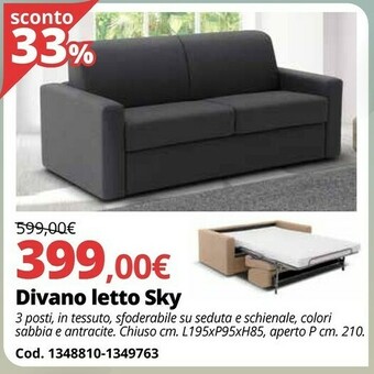 Divano Letto Sky