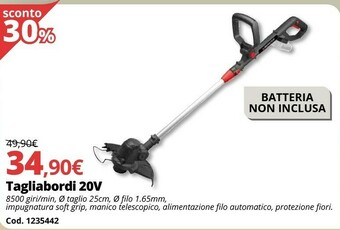 Brico Io Tagliabordi 20V offerta