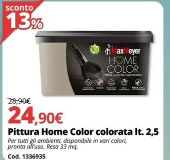 Brico Io Pittura Home Color Colorata Lt 2,5 offerta