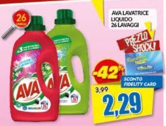 Ava Lavatrice Liquido 26 lavaggi