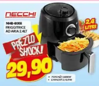 Risparmio Casa Necchi NHB-8008 Friggitrice Ad Aria 2,4 lt offerta