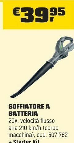 OBI SOFFIATORE A BATTERIA offerta