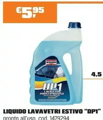 LIQUIDO LAVAVETRI ESTIVO “DP1”