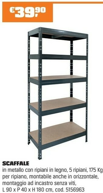OBI Scaffale offerta