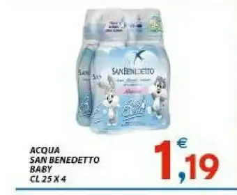 Vivo Supermercati San Benedetto Acqua Baby offerta