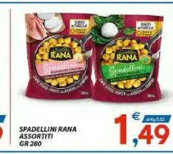 Vivo Supermercati Giovanni Rana - Spadellini Crema Di Formaggi 280 G(ml) offerta