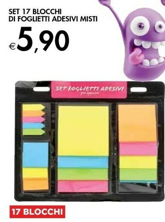Bennet Set 17 Blocchi Di Foglietti Adesivi Misti offerta