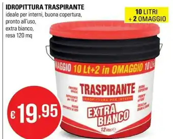 La Prealpina Idropittura Transparente offerta