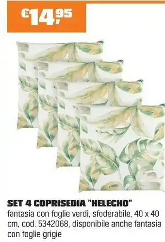 SET 4 COPRISEDIA "HELECHO"