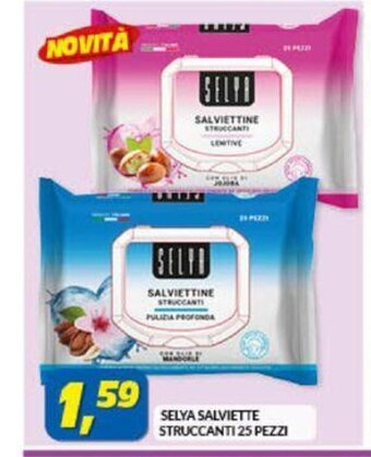 Selya Salviette Struccanti 25 Pezzi