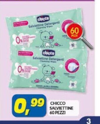 Chicco Salviettine 60 Pezzi
