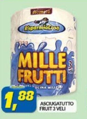 Asciugatutto Fruit 3 Veli