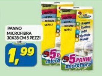 Panno Microfibra 30x38 cm 5 Pezzi