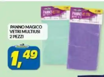 Panno Magico Vetri Multiusi 2 Pezzi