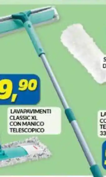 Risparmio Casa Lavavetri Con Manico Telescopico 33cm Wetdry offerta