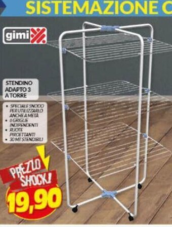 Risparmio Casa Stendino Adapto 3 A Torre offerta