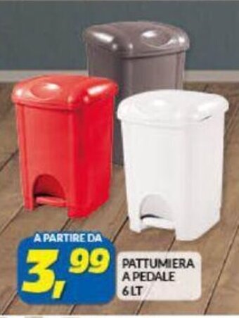 Risparmio Casa Pattumiera A Pedale 6 LT offerta