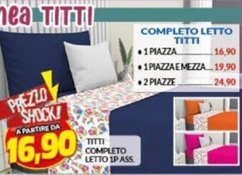 Titti Completo Letto 1P Ass.